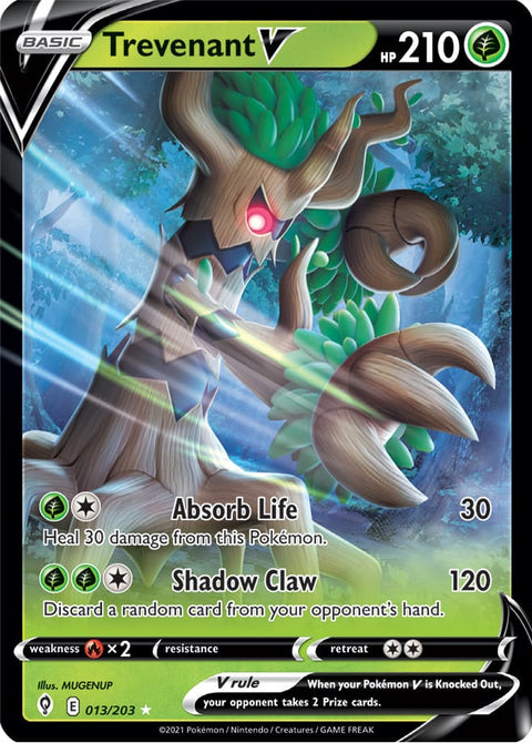 0013 Trevenant Ultra Rare Evolving Skies