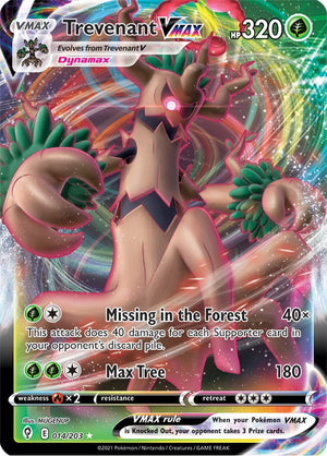 0014 Trevenant Ultra Rare Evolving Skies