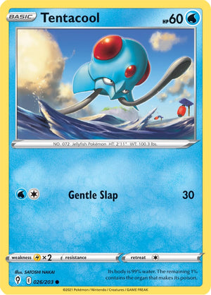 0026 Tentacool Common Evolving Skies