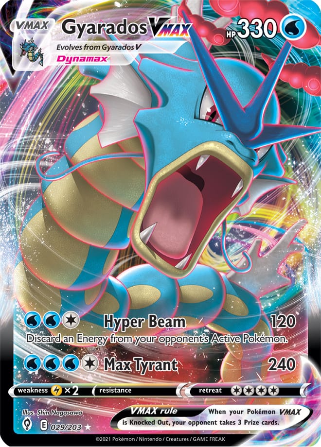 Gyarados #29/203 Ultra Rare - Evolving Skies Pokemon card