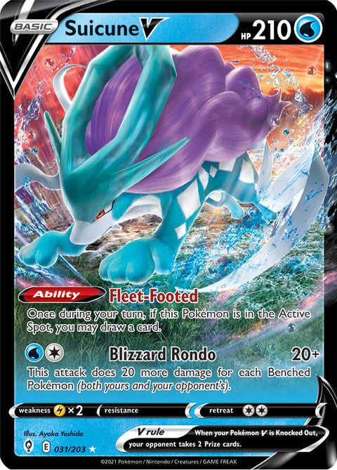 0031 Suicune Ultra Rare Evolving Skies
