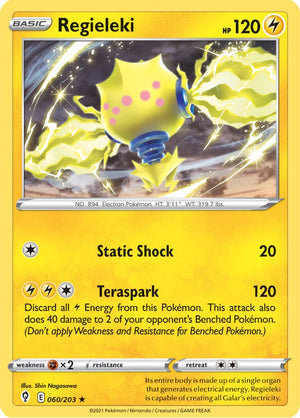 0060 Regieleki Holo Rare Evolving Skies
