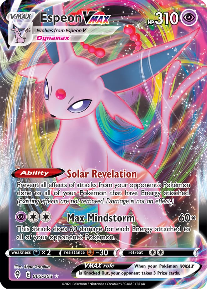 Espeon #65/203 Ultra Rare - Evolving Skies Pokemon card