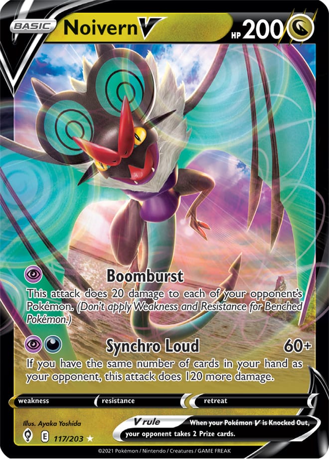 Noivern #117/203 Ultra Rare - Evolving Skies Pokemon card