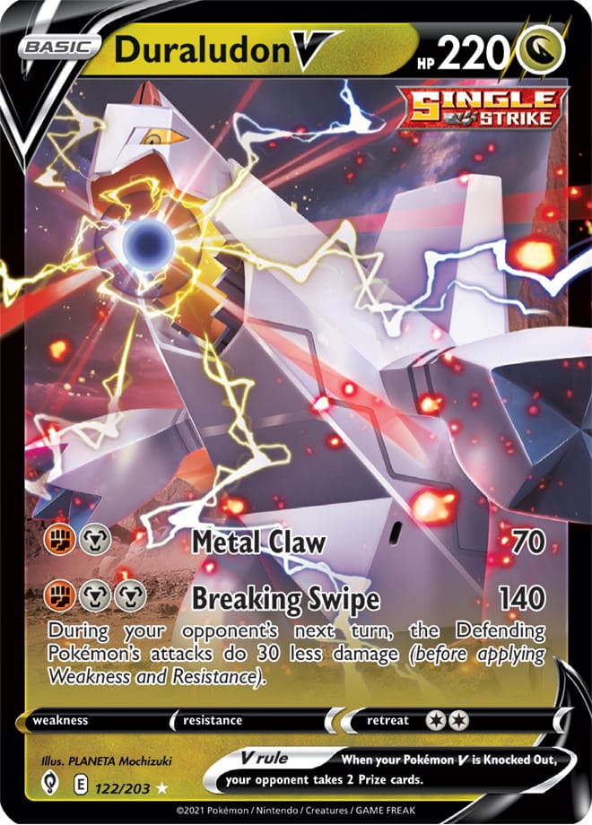Duraludon #122/203 Ultra Rare - Evolving Skies Pokemon card