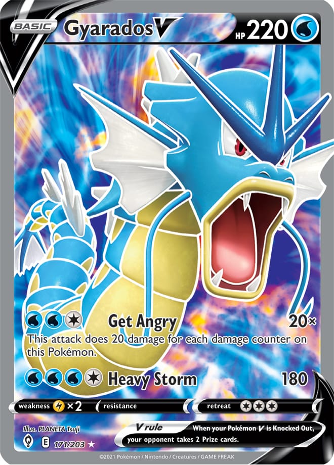 Gyarados #171/203 Ultra Rare - Evolving Skies Pokemon card
