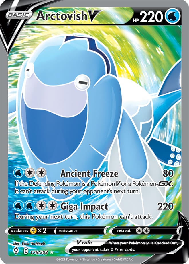 Arctovish #176/203 Ultra Rare - Evolving Skies Pokemon card