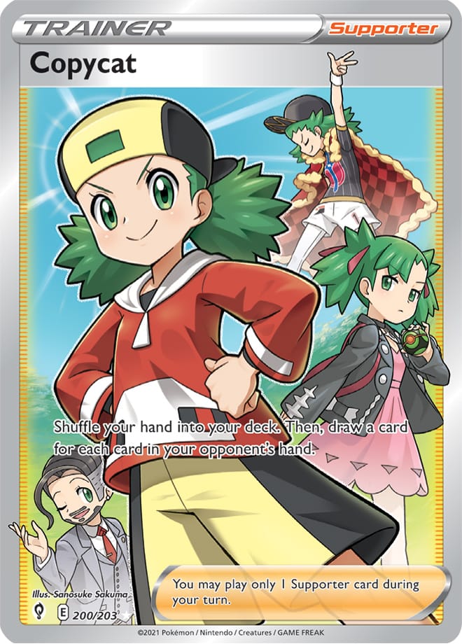 Copycat #200/203 Ultra Rare - Evolving Skies Pokemon card