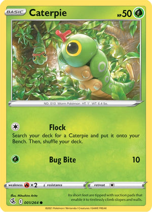 0001 Caterpie Common Fusion Strike