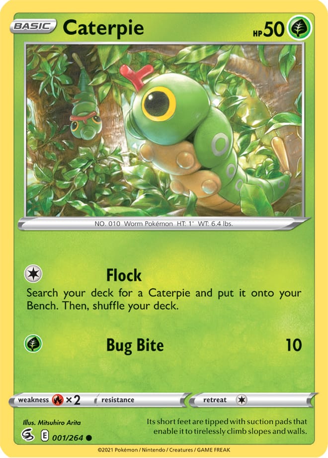 0001 Caterpie Common Fusion Strike