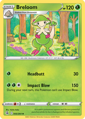 0005 Breloom Uncommon Fusion Strike