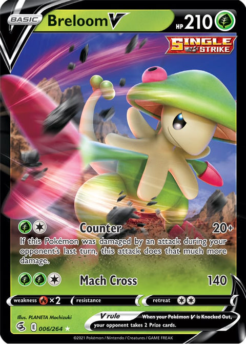 0006 Breloom Ultra Rare Fusion Strike
