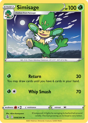 0008 Simisage Uncommon Fusion Strike
