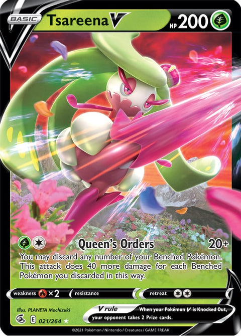 0021 Tsareena Ultra Rare Fusion Strike