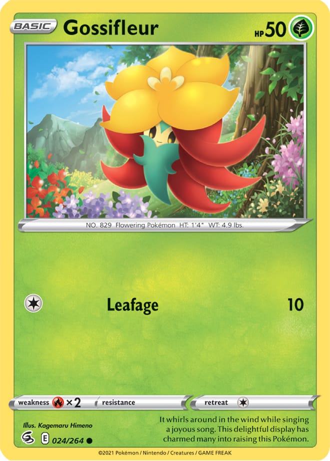 Gossifleur #24/264 Common - Fusion Strike Pokemon card