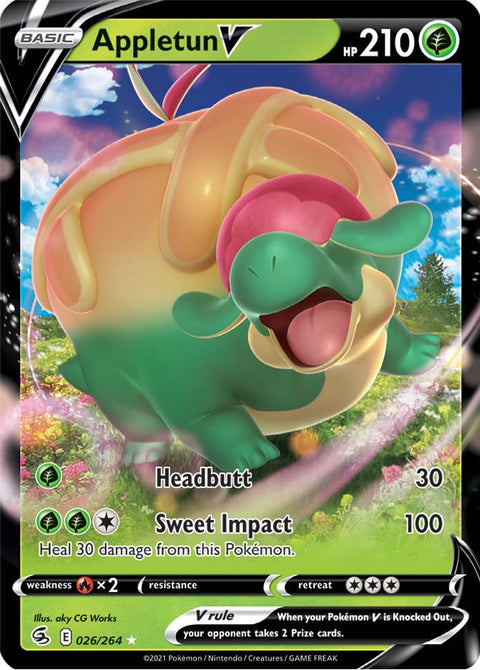 0026 Appletun Ultra Rare Fusion Strike
