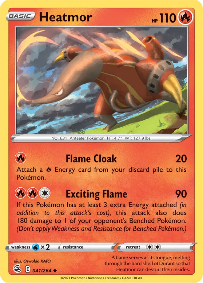 Pokemon Fusion Strike Heatmor #41
