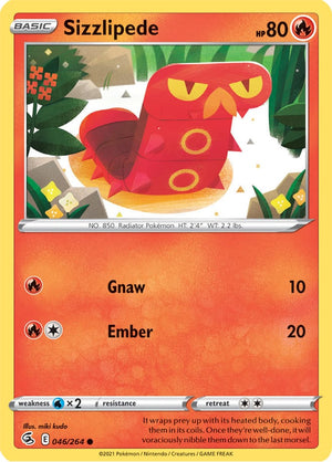 0046 Sizzlipede Common Fusion Strike