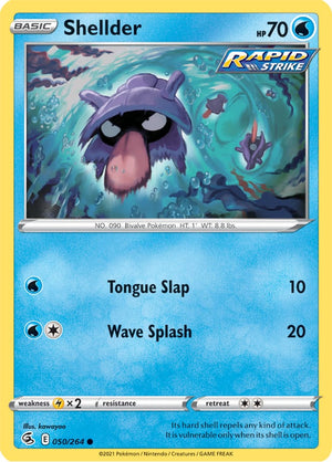 0050 Shellder Common Fusion Strike