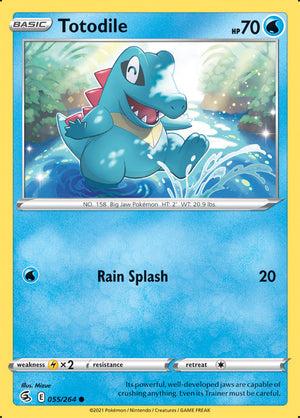 0055 Totodile Common Fusion Strike