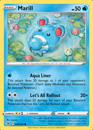 0058 Marill Common Fusion Strike