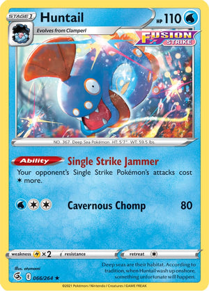 0066 Huntail Rare Fusion Strike