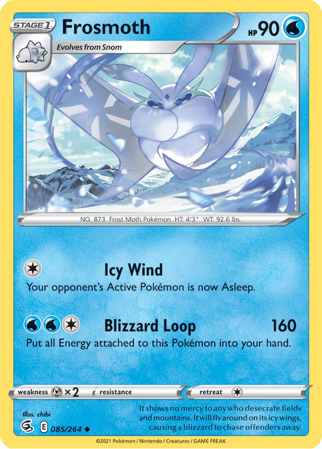 Frosmoth #85/264 Uncommon - Fusion Strike Pokemon card