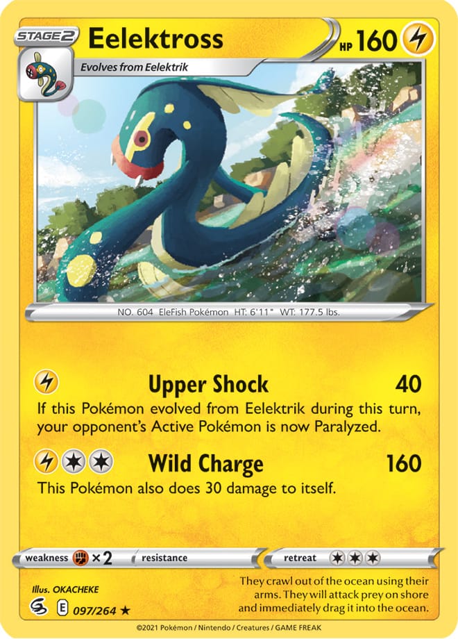 Eelektross #97/264 Rare - Fusion Strike Pokemon card
