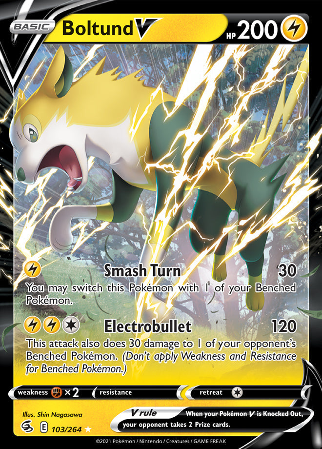 Boltund #103/264 Ultra Rare - Fusion Strike Pokemon card