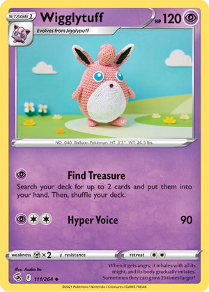 0111 Wigglytuff Uncommon Fusion Strike