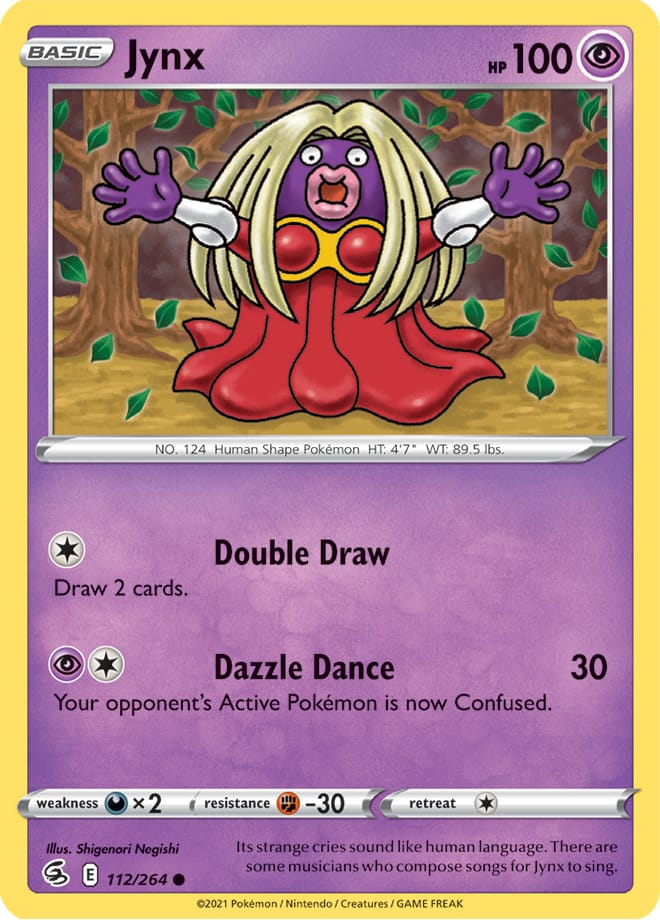 Pokemon Fusion Strike Jynx #112