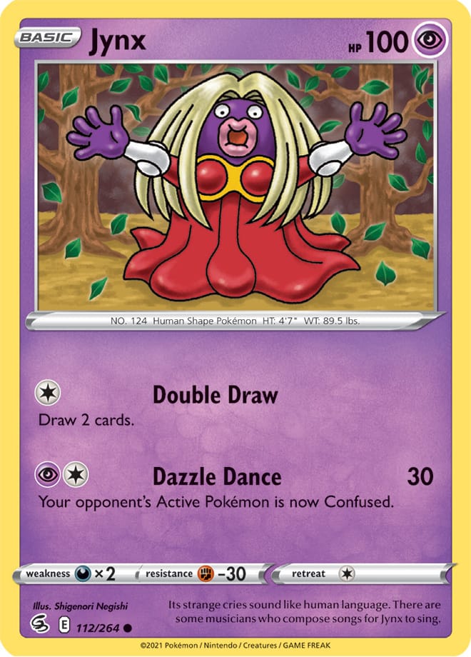 Jynx #112/264 Common - Fusion Strike Pokemon card