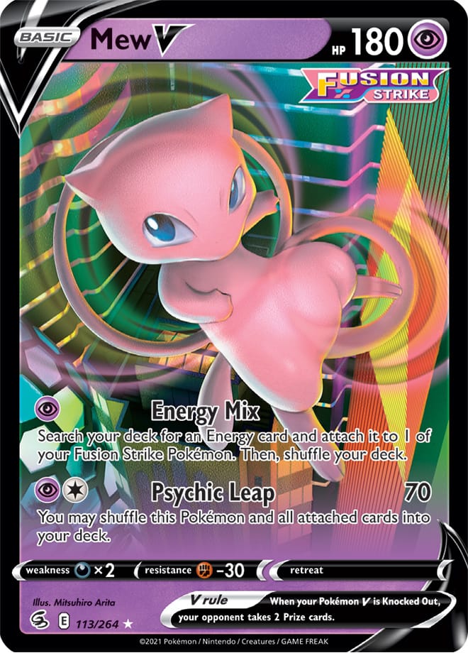 Mew #113/264 Ultra Rare - Fusion Strike Pokemon card