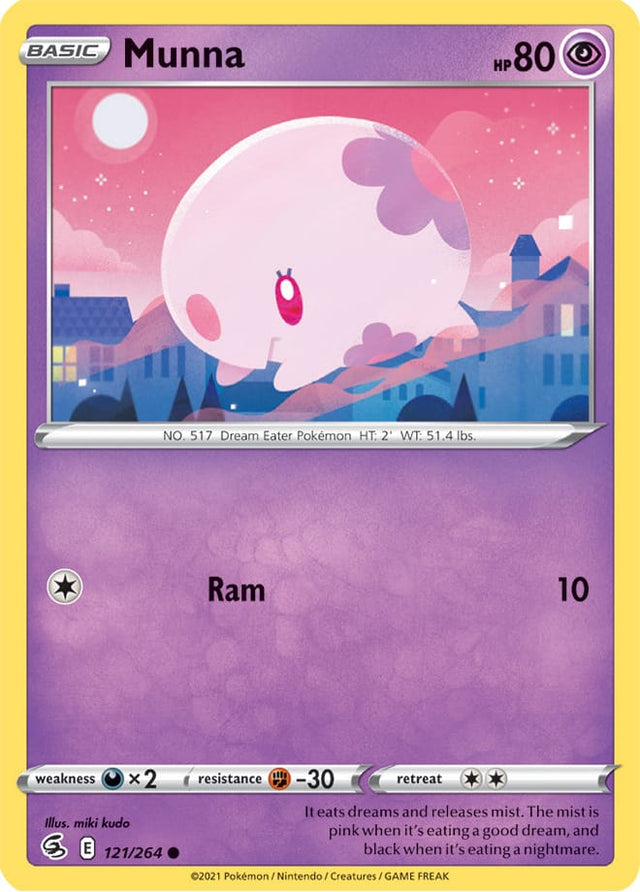 Pokemon Fusion Strike Munna #121