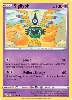 0123 Sigilyph Common Fusion Strike