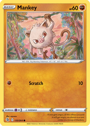 0133 Mankey Common Fusion Strike