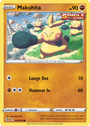 0142 Makuhita Common Fusion Strike