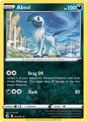 0164 Absol Rare Fusion Strike