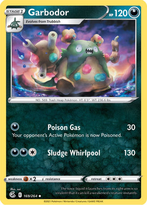 0169 Garbodor Uncommon Fusion Strike