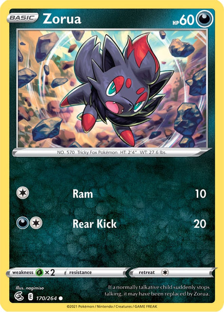 Pokemon Fusion Strike Zorua #170