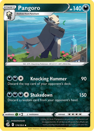 0174 Pangoro Uncommon Fusion Strike