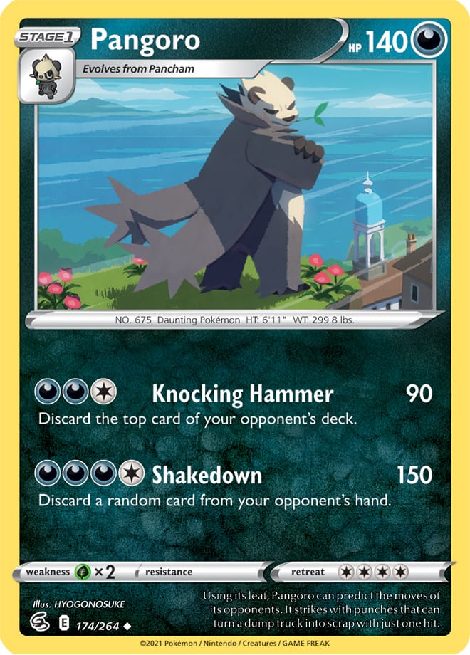 Pangoro #174/264 Uncommon - Fusion Strike Pokemon card