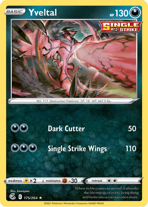 0175 Yveltal Rare Fusion Strike
