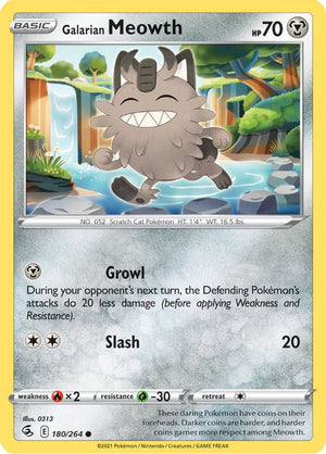 0180 Meowth Common Fusion Strike