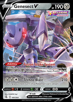 0185 Genesect Ultra Rare Fusion Strike