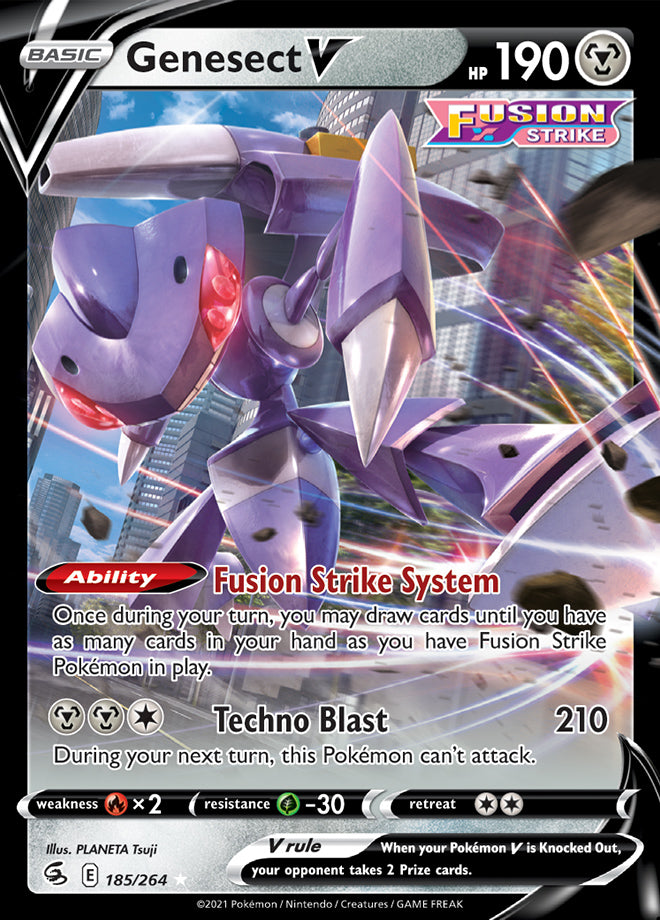 Genesect #185/264 Ultra Rare - Fusion Strike Pokemon card