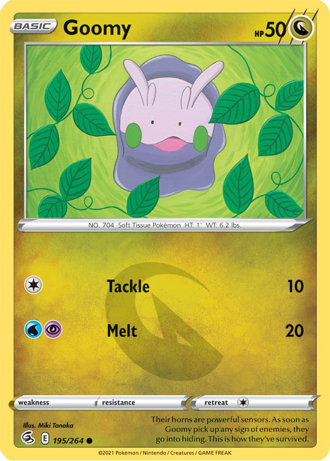 Goomy #195/264 Common - Fusion Strike Pokemon card