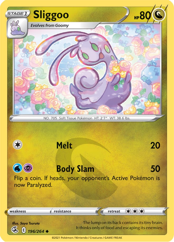 Sliggoo #196/264 Uncommon - Fusion Strike Pokemon card