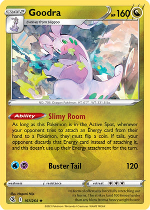 0197 Goodra Rare Fusion Strike