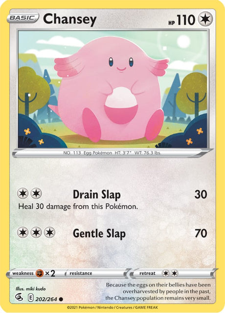 Pokemon Fusion Strike Chansey #202